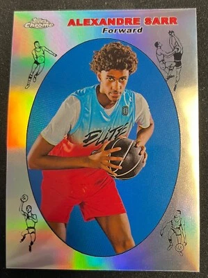 2021-22 Topps Chrome OTE Overtime Elite 1969 Topps Insert Alexandre Sarr 69TB-17 - Image 1 of 2
