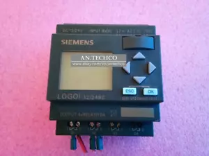 1PC USED Siemens LOGO 6ED1 052-1MD00-0BA5 12/24RC controller 6ED1052-1MD00-0BA5 - Picture 1 of 2