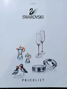 ~RARE~~SWAROVSKI 2001 SILVER & *Crystal Memories* PRICELIST PIC'S PRICES SKU's - Picture 1 of 3