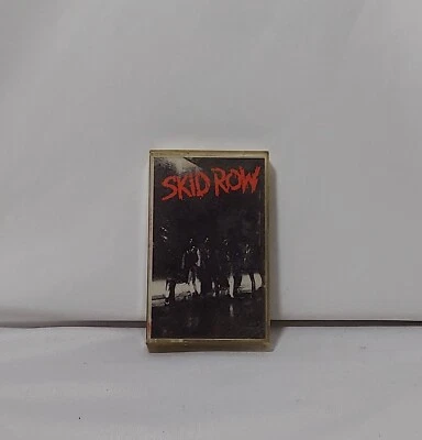 Skid Row - Skid Row S/T Debut Album (1989 Atlantic) Cassette Tape VG+/VG TESTED - Image 1 of 4
