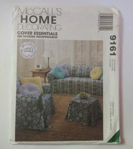 McCall's 9161 Cover Essentials Sofa Chair Pillows Ottoman - Picture 1 of 2