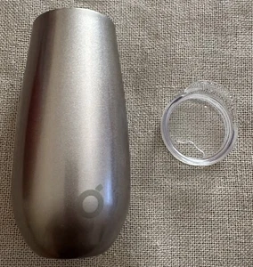 OGGI One Insulated 6 oz Champagne Thermo Flute Tumbler w/ Lid Silver - Picture 1 of 6
