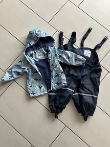 Lupilu Jungen Regenjacke Regenhose2x Gr.86/92 Blau Gebraucht - Bild 1 von 4