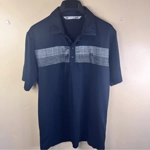 Travis Mathew Mens Striped Preppy Country Club Size Medium Polo Golf Tennis - Picture 1 of 8