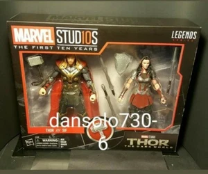 Marvel Legends Thor & Sif Marvel Studios 10th Anniversary 6" The Dark World Set - Picture 1 of 5