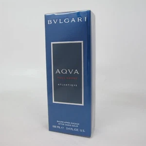 AQVA ATLANTIQUE Pour Homme by Blvgari 100 ml/ 3.4 oz After Shave Balm NIB - Picture 1 of 1