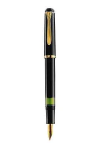 PELİKAN FOUNTAIN PEN M150 BLACK M Nib Medium - Picture 1 of 2