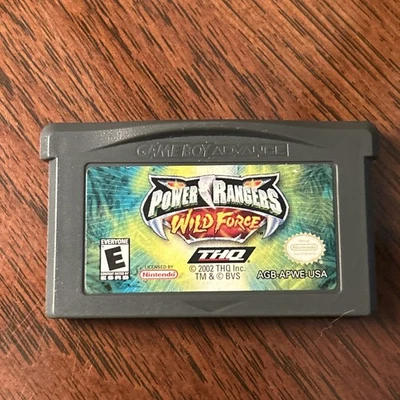 Power Rangers: Wild Force Nintendo Game Boy Advance GBA SP Juego Auténtico Funciona Foto 1 de 2
