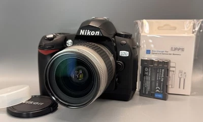 Nikon D70 Digital Camera & Nikon AF Nikkor 28-80mm 1:3.5-5.6G From Japan #CN2512 - Image 1 of 4