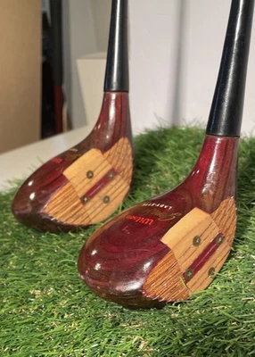 Vtg Two Gene Sarazen Autograph Wilson Woods #1 & S Signature Fairway Wood - Image 1 of 4