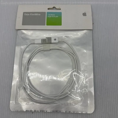 New Sealed Package Apple Thin FireWire Cable Adapter 1.8 Meter 4 Pin to 6 Pin - Image 1 of 4