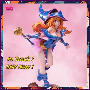 In Stock 28 cm Yu-Gi-Oh! Statuina Anime Mago Nero Ragazza Figure PVC Statua Scrivania - Foto 1 di 24