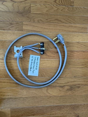 Power Cord w/ Terminal Block WE4M325 for GE GTD42EASJ3WW Dryer HM Shelf - Image 1 of 4