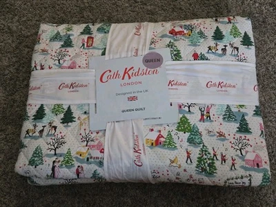 Edredón Cath Kidston London Christmas Village Shine Bright Twin o Queen Foto 1 de 4