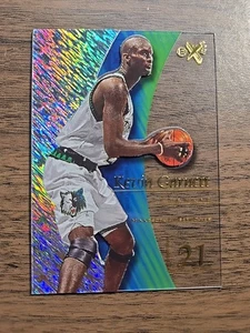 CARTOLINA BASKET KEVIN GARNETT 1997-98 SKYBOX EX 2001 ACETATO #2 TIMBERWOLVES - Foto 1 di 2