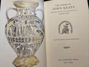 The Poems of John Keats ed. Aileen Ward - 1966, Heritage Press w/ Slipcase - HC - Imagen 1 de 9
