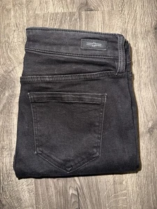 Liverpool Jeans Women’s Skinny Black Washed Stretch Denim Casual Pants 4/27 - Picture 1 of 6