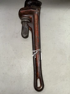 Chiave a tubo 12" rossa vintage rigida resistente - Foto 1 di 6