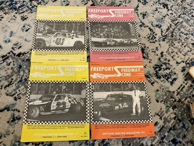 ORIGINAL 1977 FREEPORT LONG ISLAND NY SPEEDWAY SCENE RACING MAGAZINE LOT - Image 1 of 3