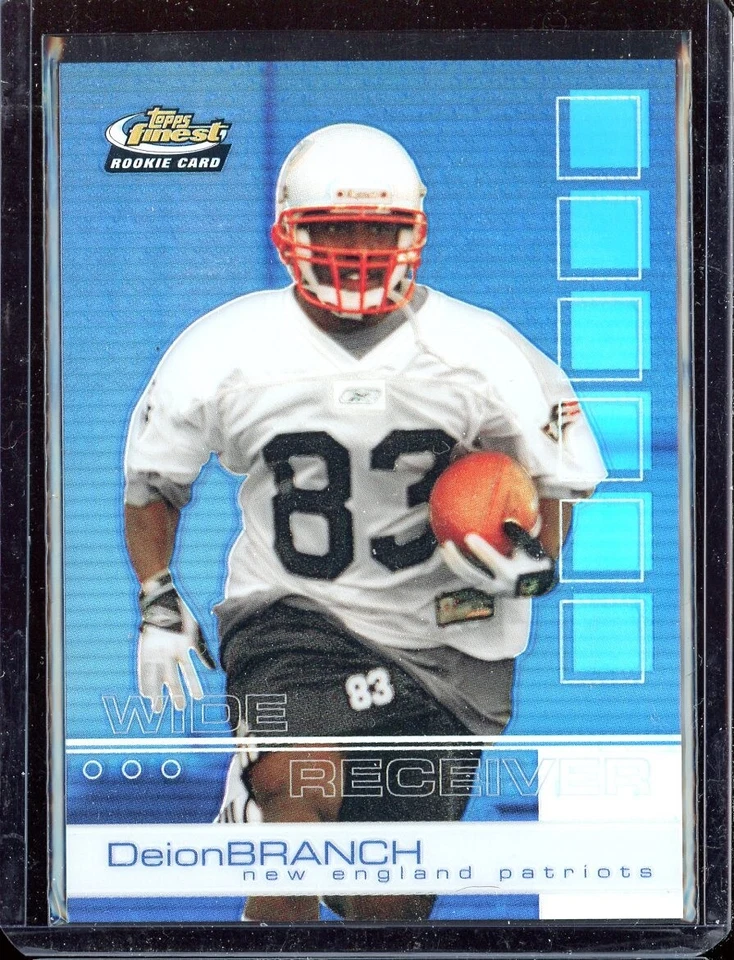 2002 Topps Finest Refractors #103 Deion Branch 054/250 - Image 1 of 1