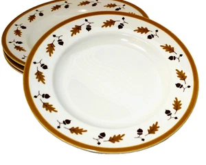 Homer Laughlin Acorn Dinner Plates Set 2 - Picture 1 of 4