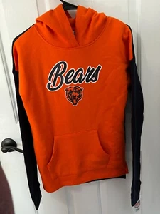 NWT NFL Chicago Bears Hoodie Girls XL 14/16 - Picture 1 of 2