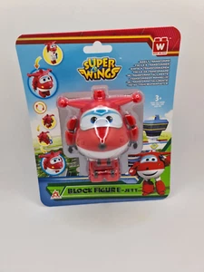 Super Wings Toy - Block Figure Transformer - Jett - Picture 1 of 3