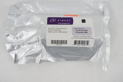 Rimage 2001481 Everest Black Ribbon 600 or 400 Up To 1000 Prints - Image 1 of 3