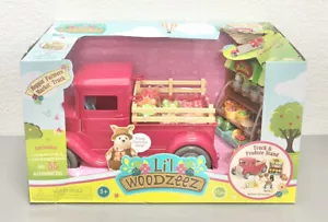 Lil Woodzeez Hoppin Farmers Market Truck Playset Produrre Stand Calico - Foto 1 di 4