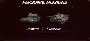 World Of Tanks BOOST | Excalibur Chimera Personal Missions | WoT NOT BONUS CODE - Bild 1 von 1