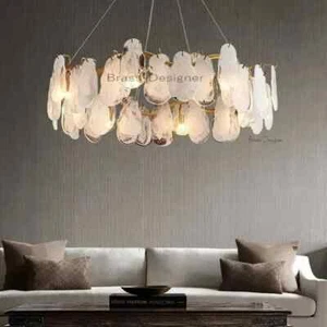 1950's Mid Century MODERN GLASS WHITE URCHIN SPUTNIK CHANDELIER ITALIAN Light - Picture 1 of 9
