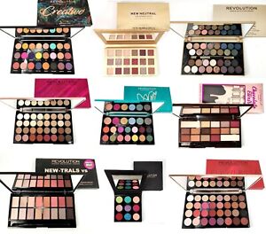 NEW Revolution Makeup Eyeshadow Palette Set Eye Shadow Highlighters All Colours