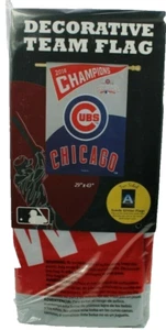 Chicago Cubs Double Sided World Series 2016 Champions 29" x 43" FLAG BANNER NEW - Picture 1 of 2