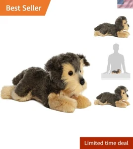 Collectible 12-Inch Flopsie Yorky Stuffed Dog - A Must-Have for Dog Lovers - Picture 1 of 6