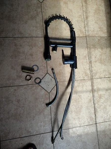Kitchen Faucet Brushed Nickel with Sprayer - Picture 1 of 6