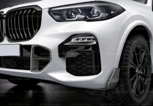 Divisor de inserto de ventilación frontal de fibra de carbono BMW X5 M deportivo G05 de UKCarbon - Imagen 1 de 12
