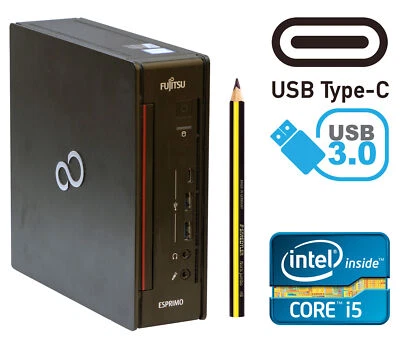 Kl. Computer Q957 Intel I5-7500T 16Gb Ddr4 500Gb Ssd Usb3.0 Usb-C Windows 10 V64 - Image 1 of 4