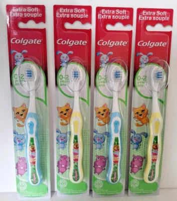 (4) Cepillos de dientes Colgate Kids 0-2 años 'My First Colgate' EXTRA SUAVES Foto 1 de 2