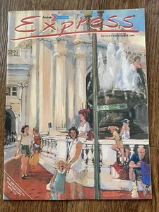 AMTRAK TRAINS EXPRESS MAGAZINE Aug/Sep 1988 - Picture 1 of 6
