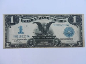 $1 Silver Certificate Note 1899 Black Eagle - Picture 1 of 2