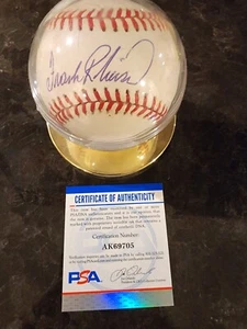 FRANK ROBINSON SIGNED baseball PSA/DNA COA - Picture 1 of 4