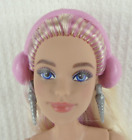 Barbie Extra Fly Wintery Snow Pink Ear Muffs Mattel New 2023