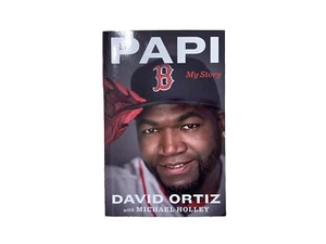 David Ortiz Signed Hardcover Book MLB HOF Boston Red Sox LEGEND -QR code Beckett - Picture 1 of 3