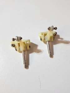 Vintage RC Team Associated Gold Pan Long Truck Axles and Hubs - Picture 1 of 4