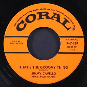 "JIMMY CAVELLO (CAVALLO): Soda Shoppe Rock / Das ist das groovige Ding CORAL 7" - Bild 1 von 2