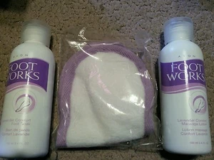 Avon Lavender Foot Works Gift Set - 3 pcs *** NEW - Picture 1 of 6