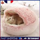 Cat House All Seasons Cat Sleep Bag Warm Basket Soft Cushion (Pink 50*50cm) FR