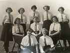 Chatham County Grammar School Me5 7Eh Formal Portrait Photo Hockey 1950 Girls