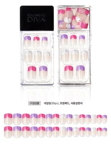 Gel Nail Tip Dashing DIVA Sweet Summer Collection Magic Press Manicure 1 - Picture 1 of 12