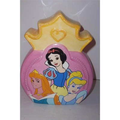 Disney Original Princess Ceramic Bank Snow White Cinderella -121314 - Image 1 of 2